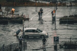 flood on street